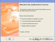 JustBoot Boot Corrector screenshot